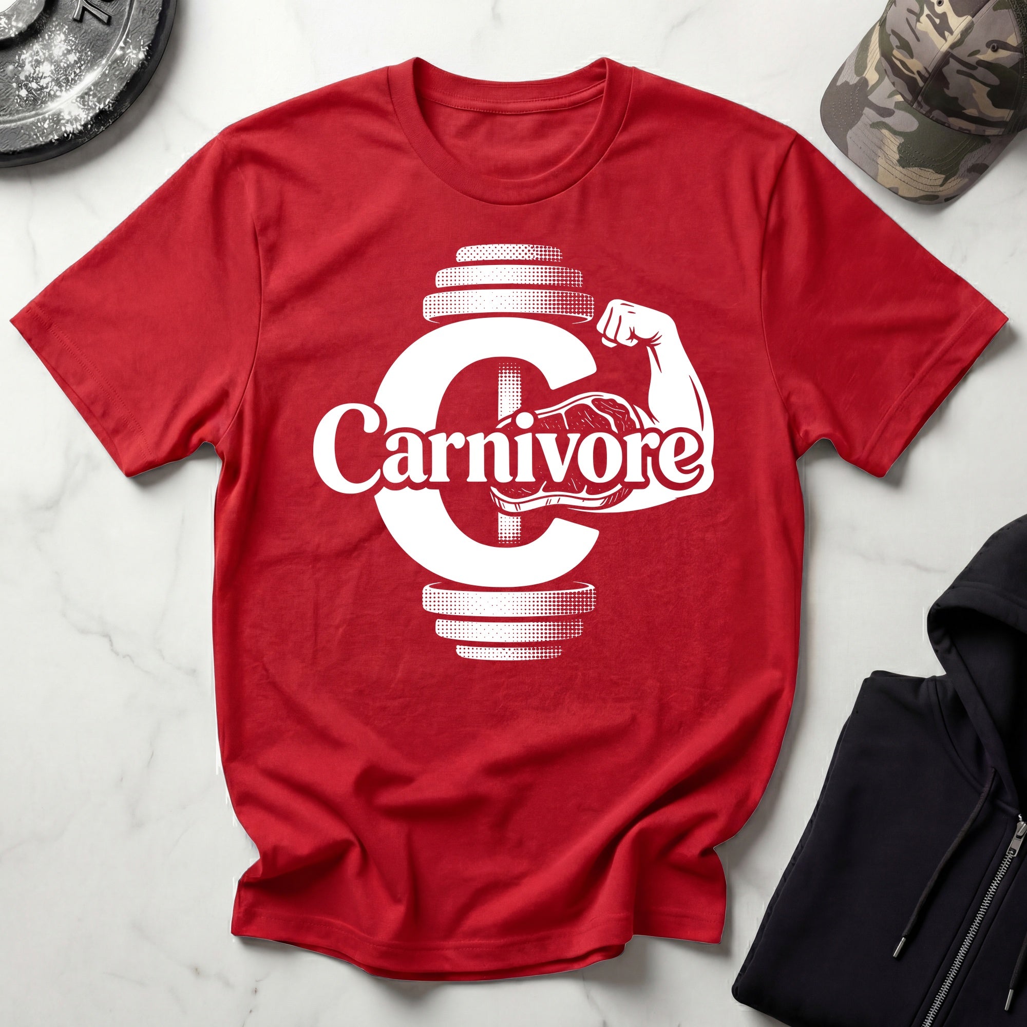 Carnivore Bodybuilding Vintage Gym T-Shirt