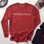 Credible Hulk Vintage Long Sleeve Gym Tee