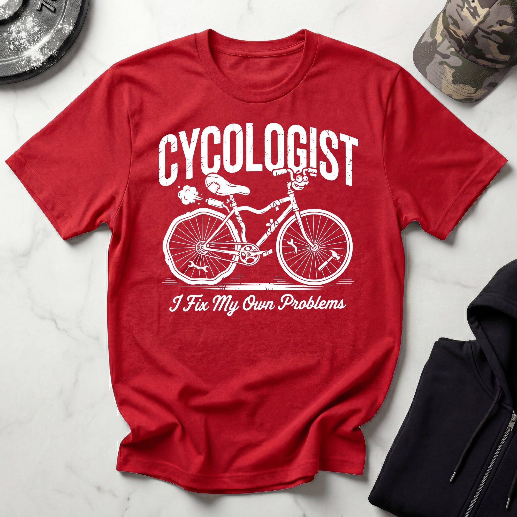 Cycologist Vintage Cycling Gym T-Shirt