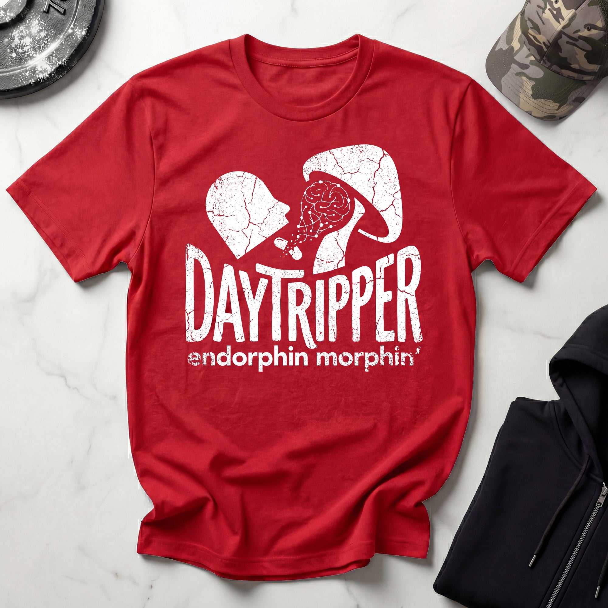 DayTripper Mushroom Microdose Morph Vintage Gym T-Shirt