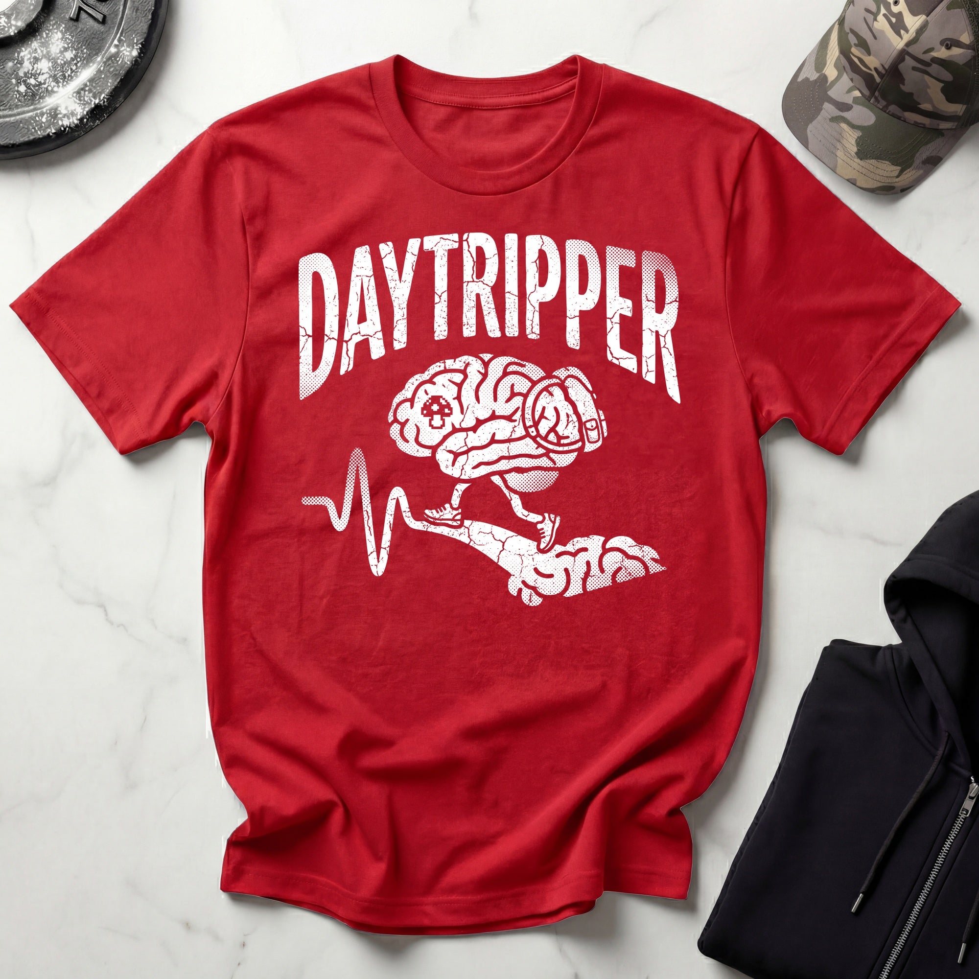 DayTripper Mushroom Hike Vintage Gym T-Shirt