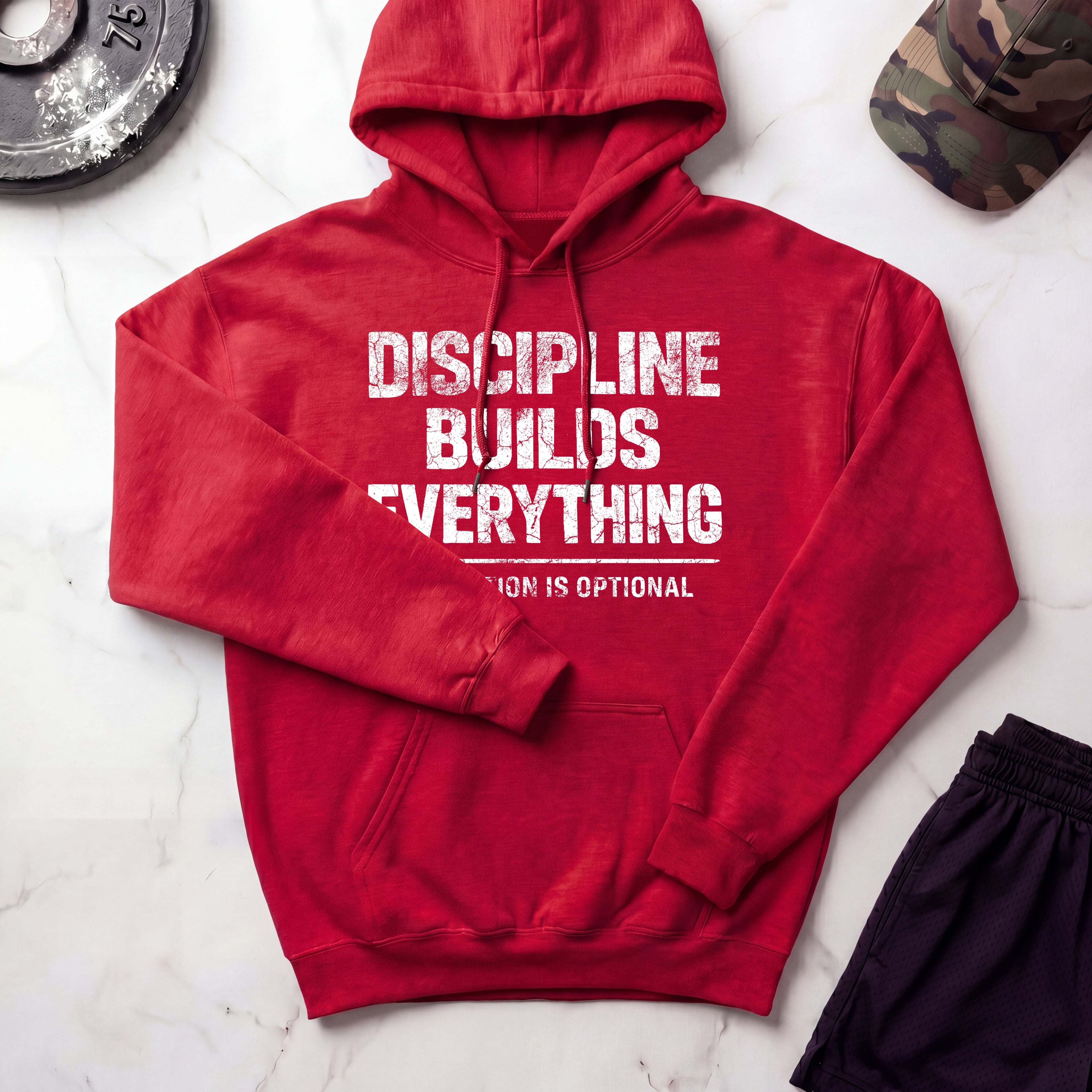 Discipline Builds Everything Graphic Hoodie