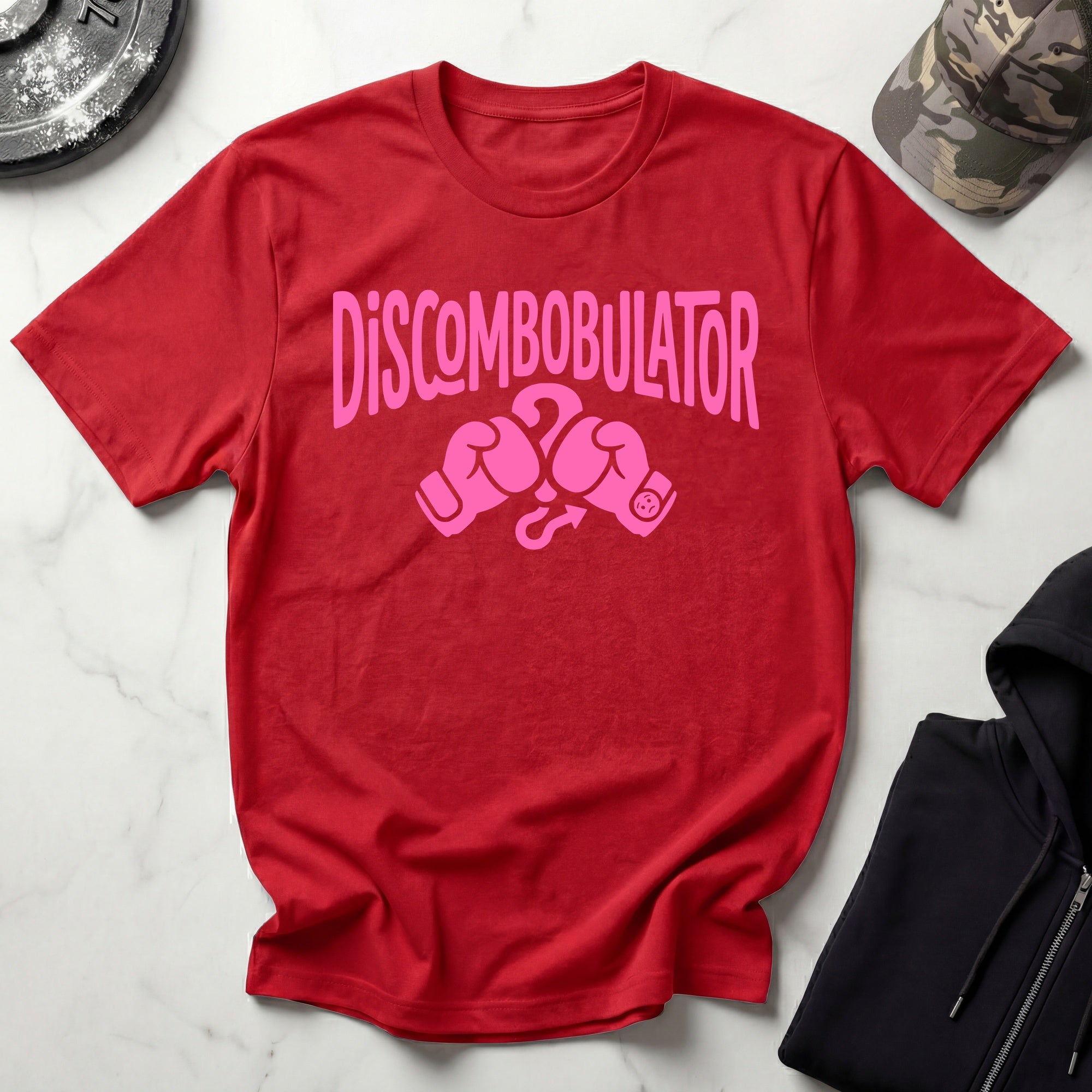Discombobulator Boxing Pink T-Shirt