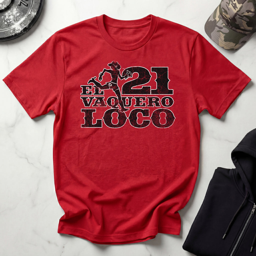 El Vaquero Loco 21 Mile Run Gym Tee