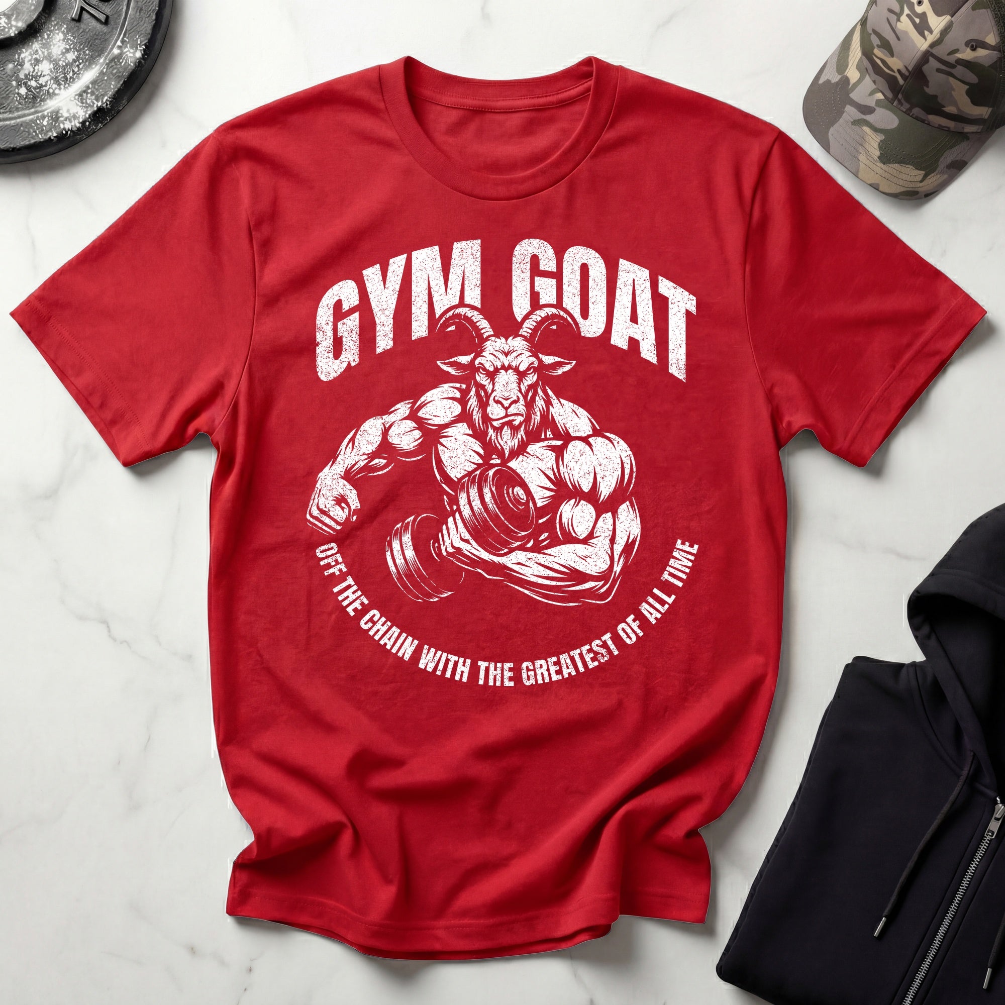 Gym GOAT Graphic Vintage Gym T-Shirt