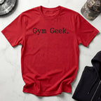 Gym Geek Typographic Retro Gym T-Shirt