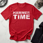 Hammer Time Grunge White Gym T-Shirt