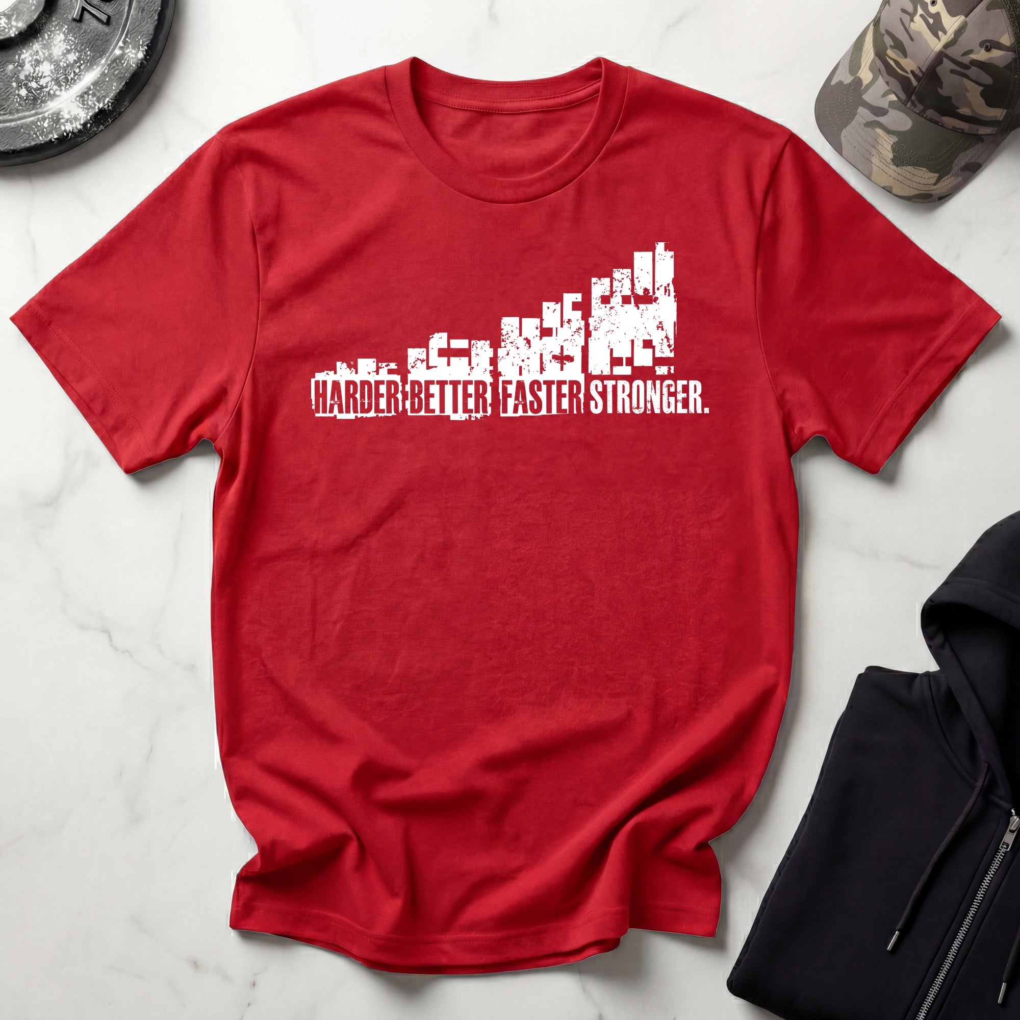 Harder Better Faster Stronger Gym Tee-Shirt
