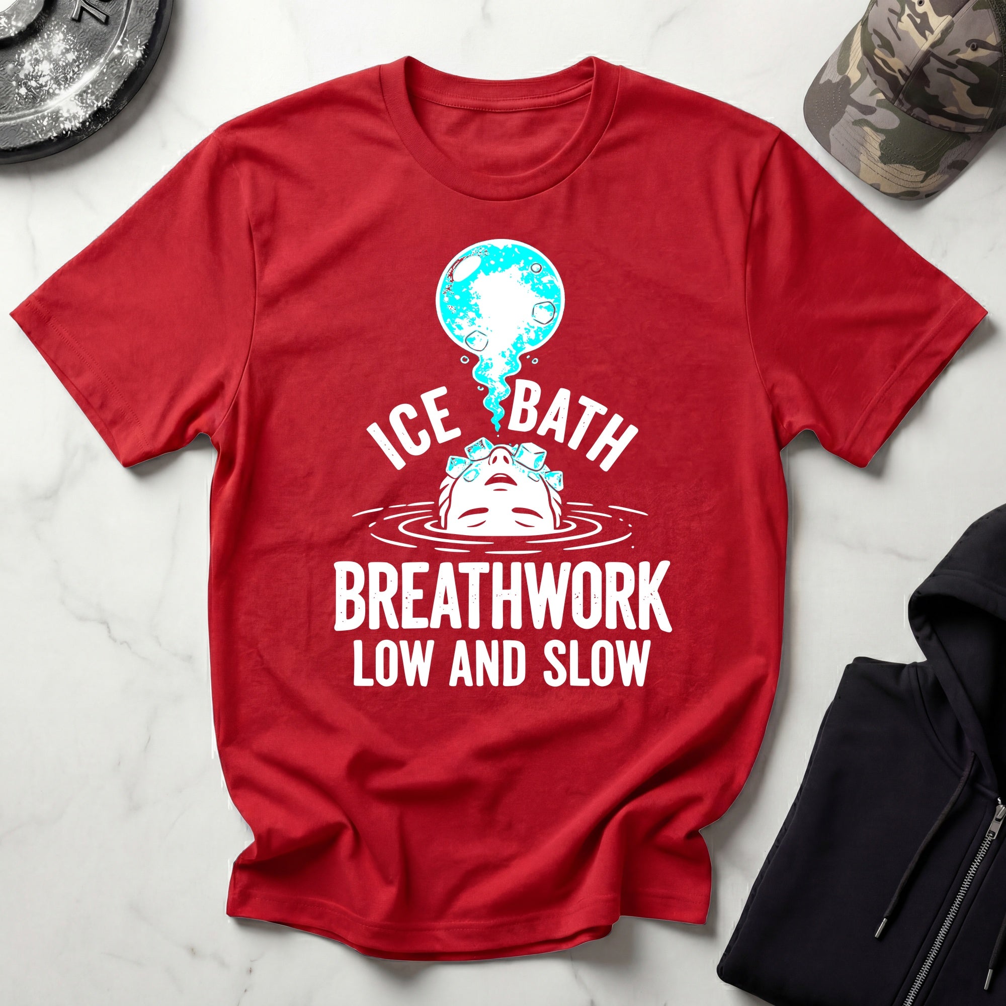 Ice Bath Breathwork Gym T-Shirt