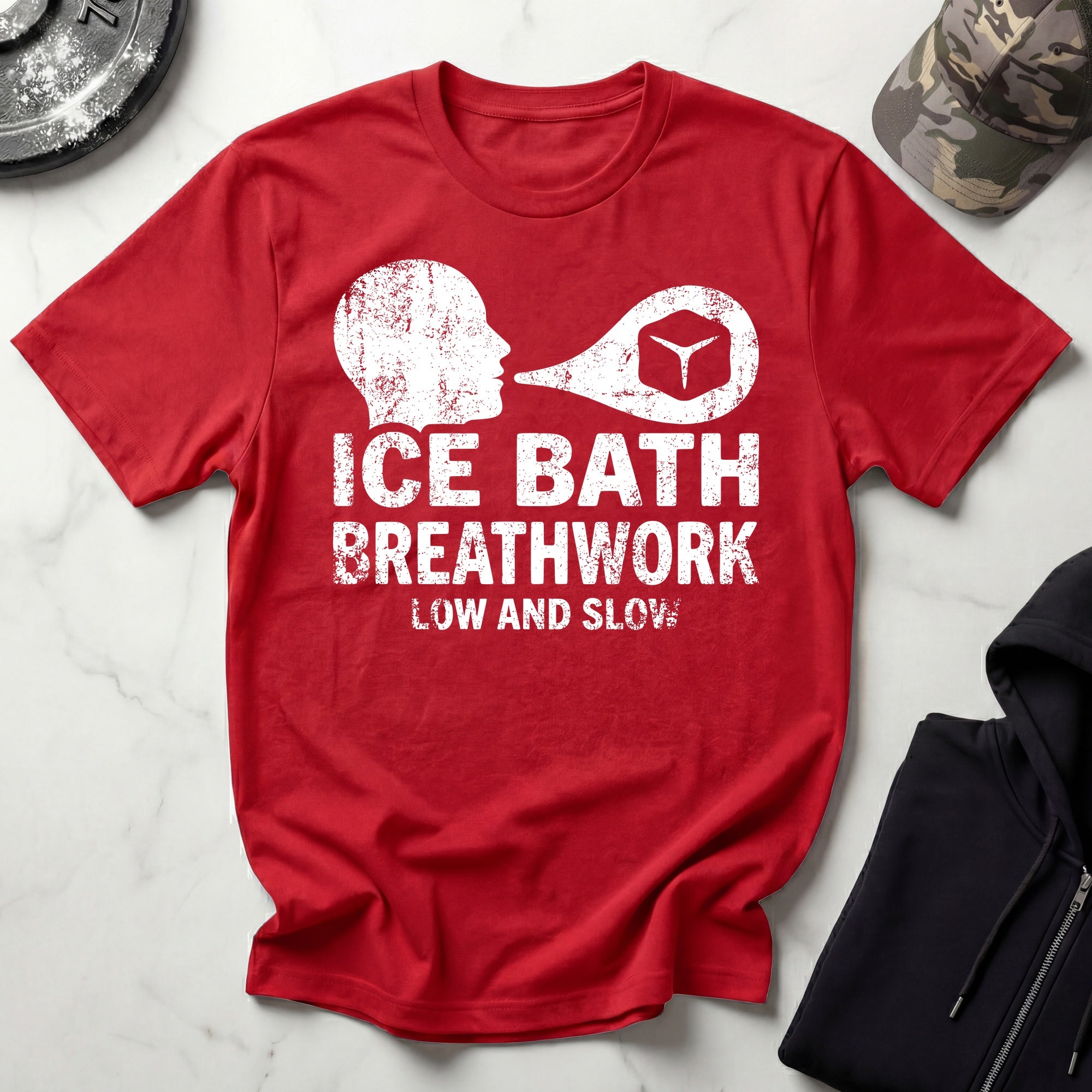 Ice Bath Breathing Vintage Gym T-Shirt
