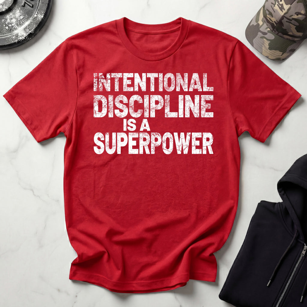 Intentional Discipline Is A Superpower Gym T-Shirt