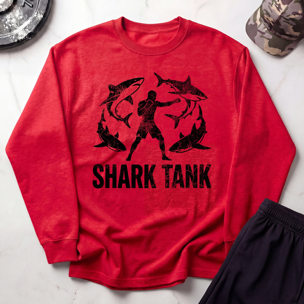 Shark Tank MMA Cozy Gym Crewneck Sweatshirt