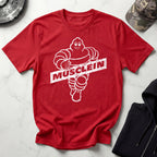 Musclein Man Graphic Vintage Gym T-Shirt