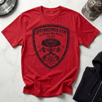 Oppenheimer Explosive Vintage Insignia Gym Tee