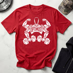 Optimust Weightlifter Robot Gym T-Shirt