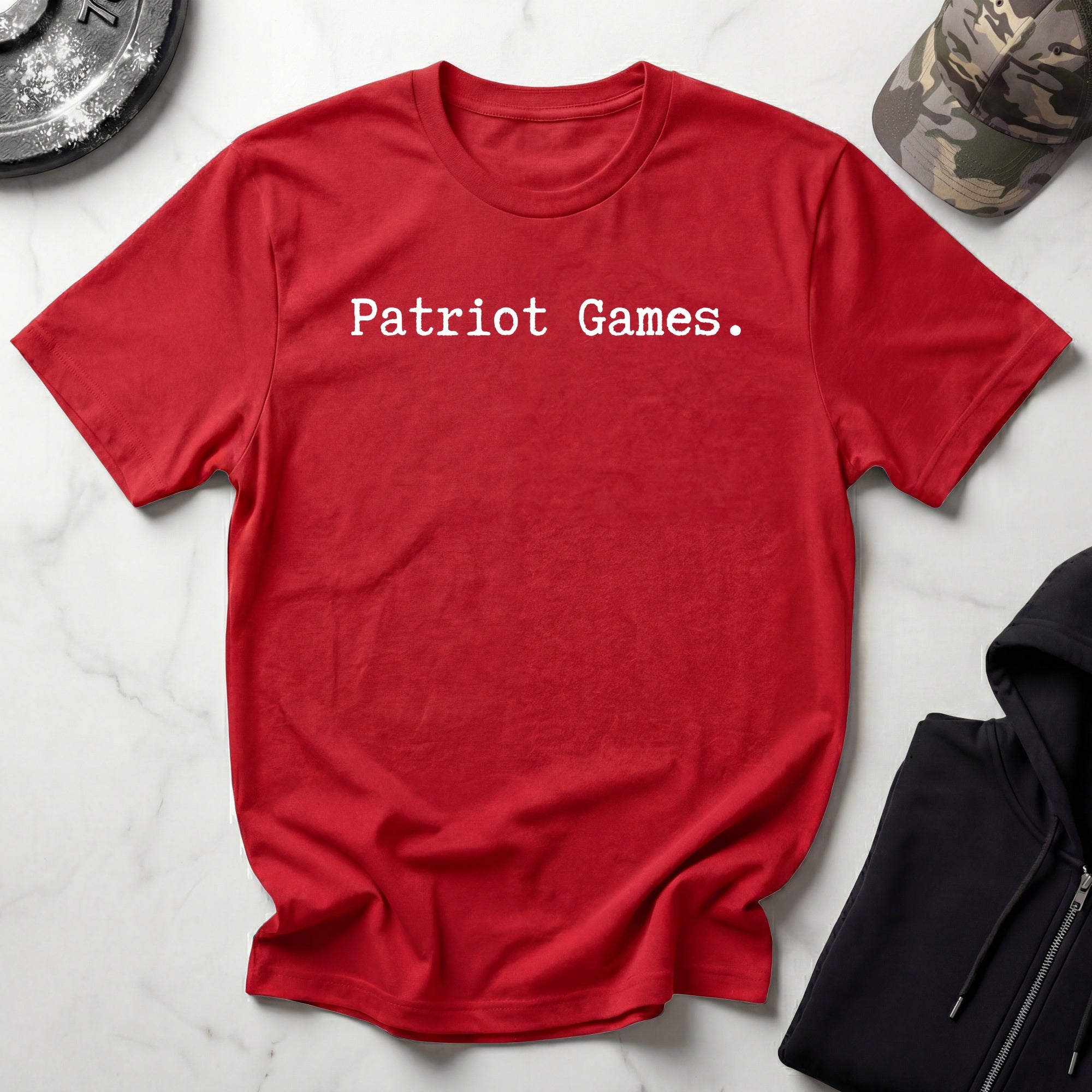Patriot Games Typographic Vintage Gym T-Shirt