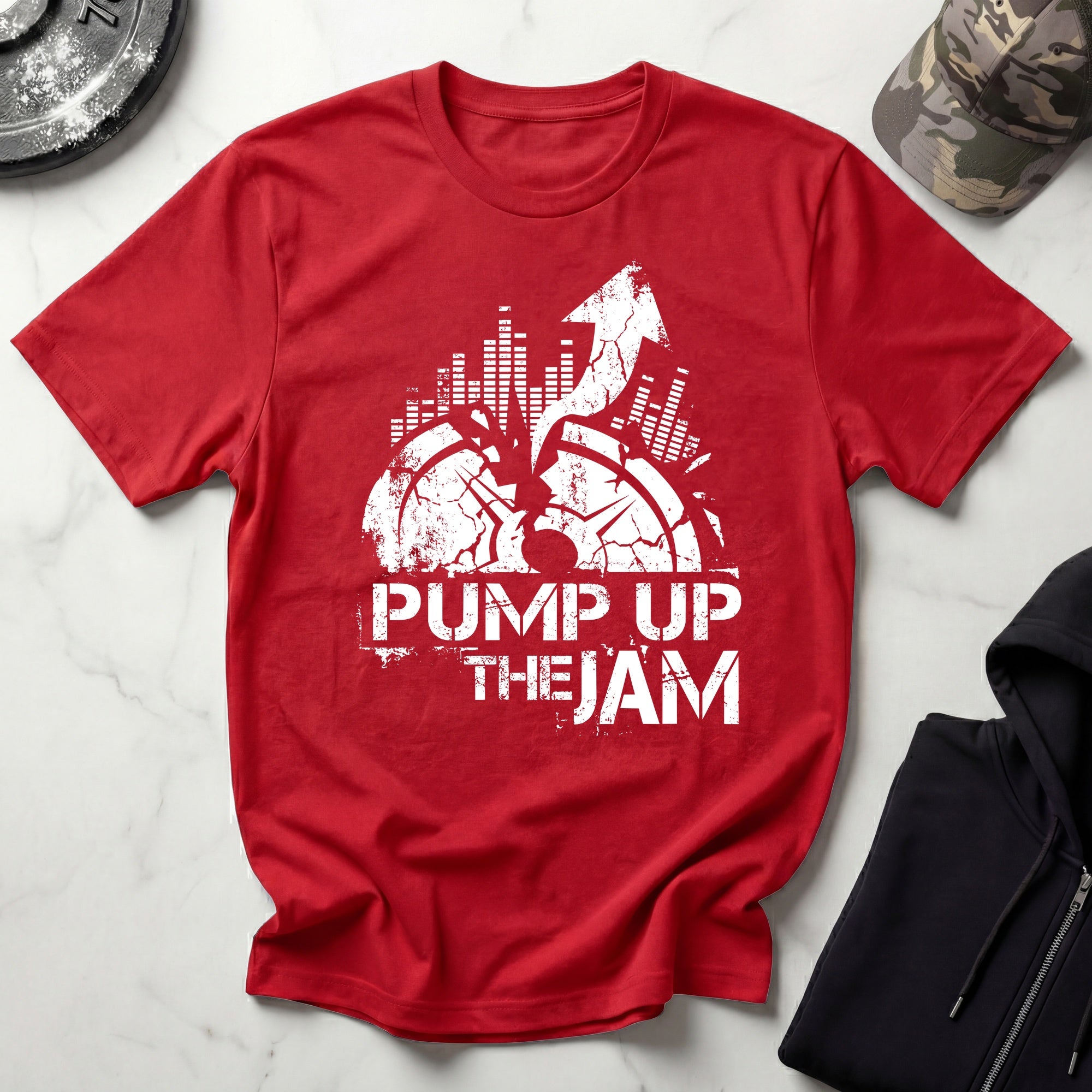 Pump Up Retro Gym Tee-Shirt