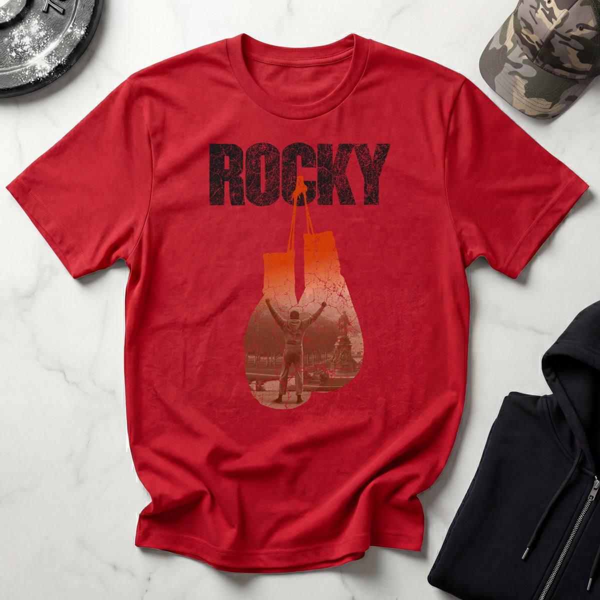 Rocky Fan Art Retro Gym T-Shirtt