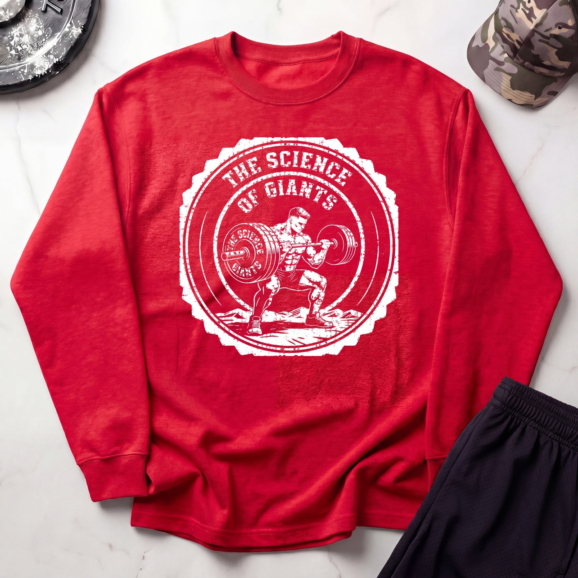 Science Of Giants Cozy Gym Crewneck Sweatshirt