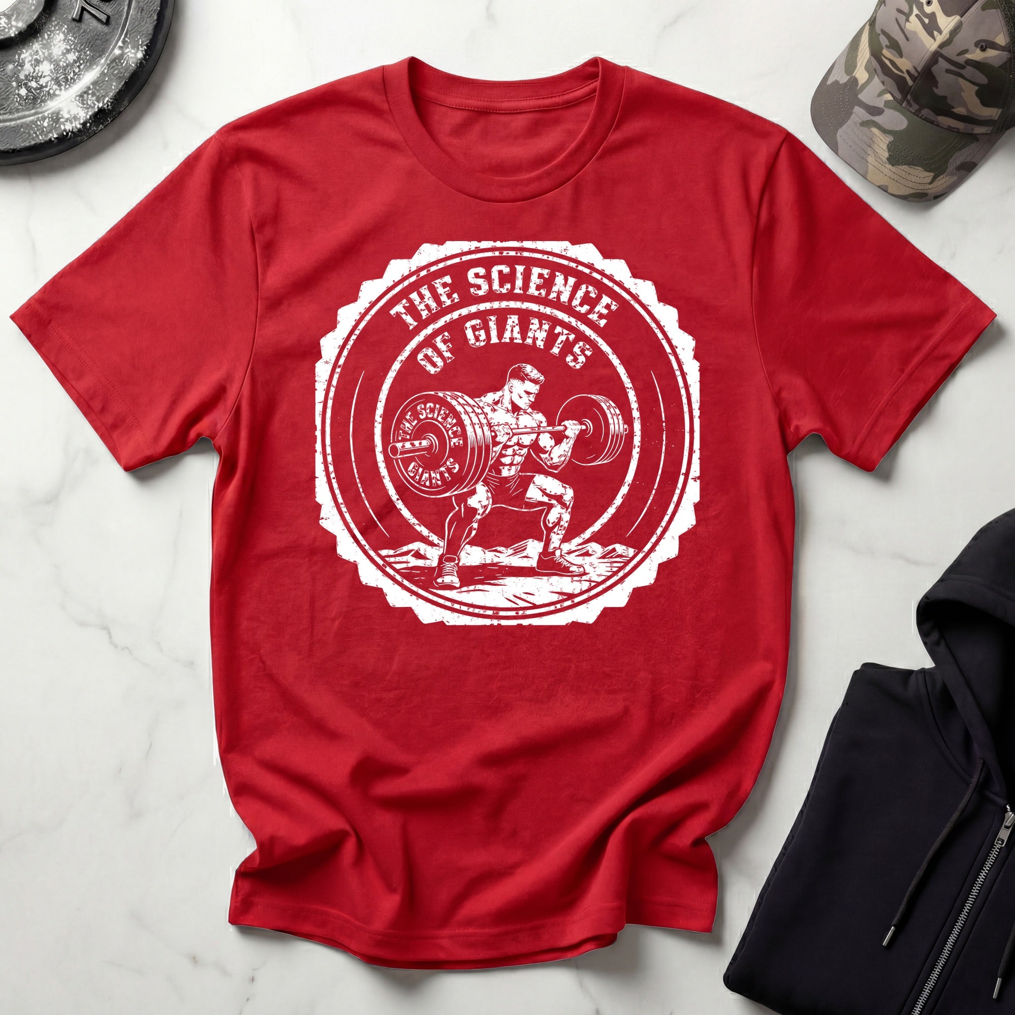 Science of Giants Vintage Badge Gym T-Shirt