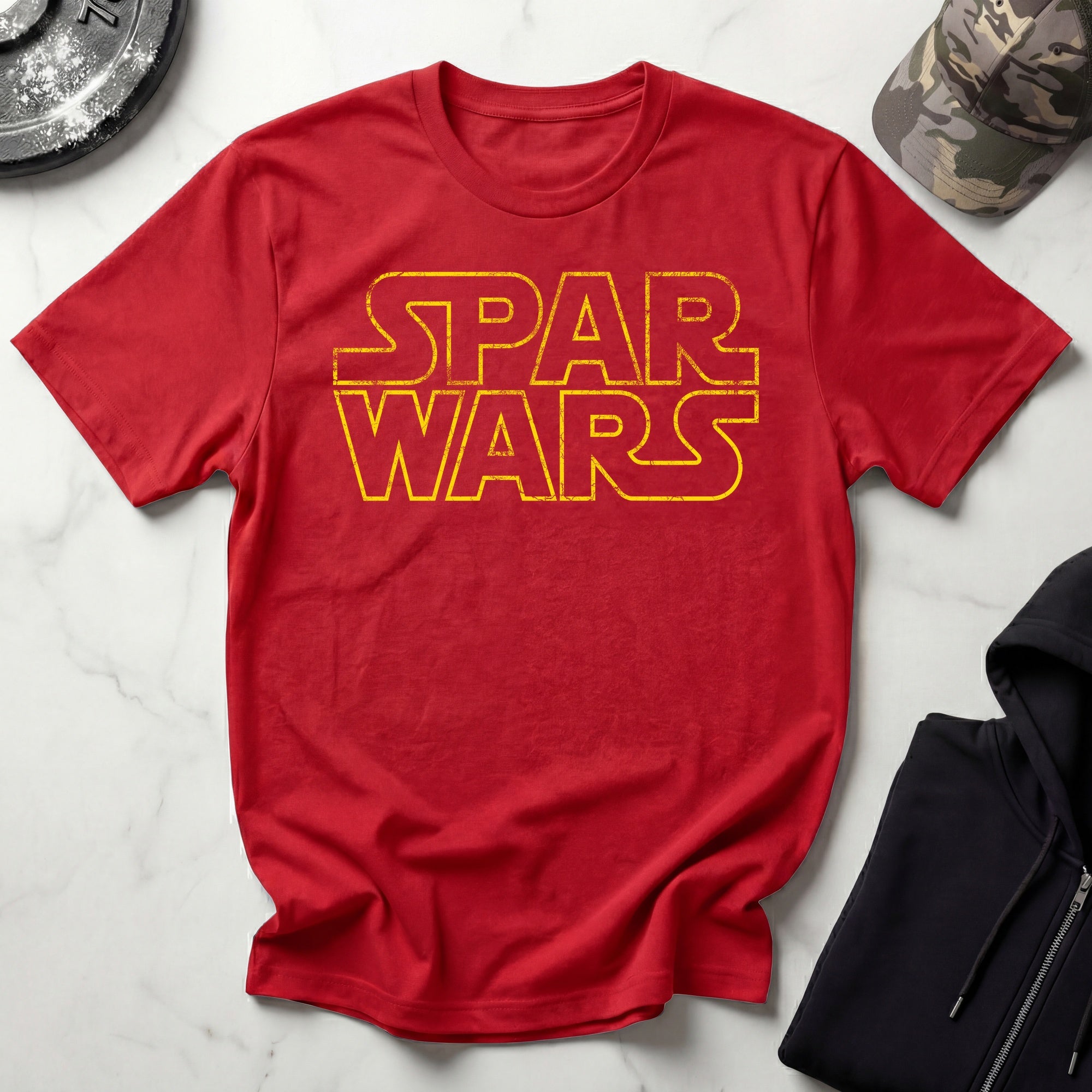 Spar Wars Outline Vintage Gym T-Shirt
