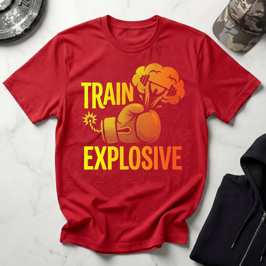 Explosive Boxing Workout Gym T-Shirt