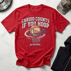 Basketball Hoop Cardio Graphic Gym T-Shirt