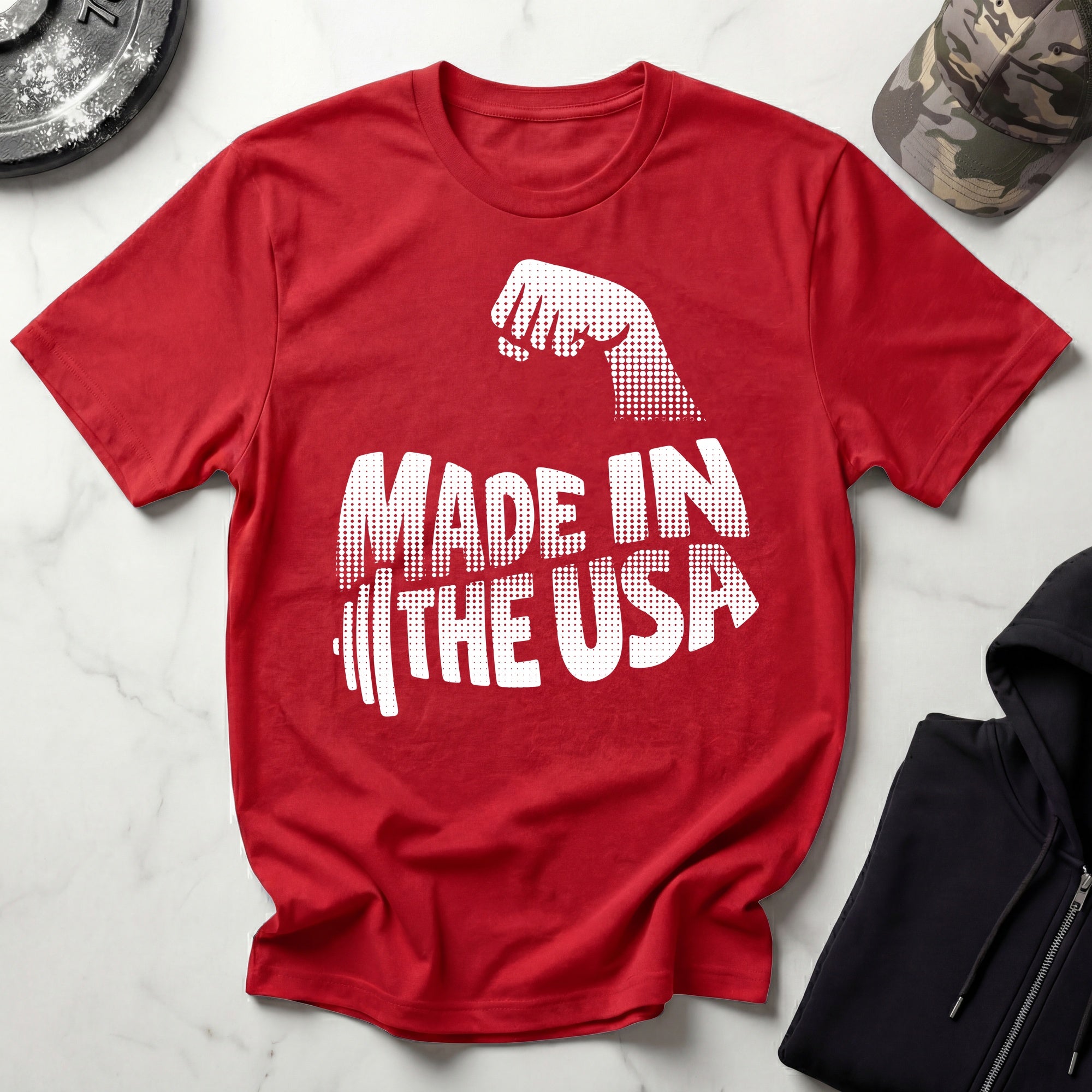 Weightlifting USA Vintage Graphic Gym T-Shirt