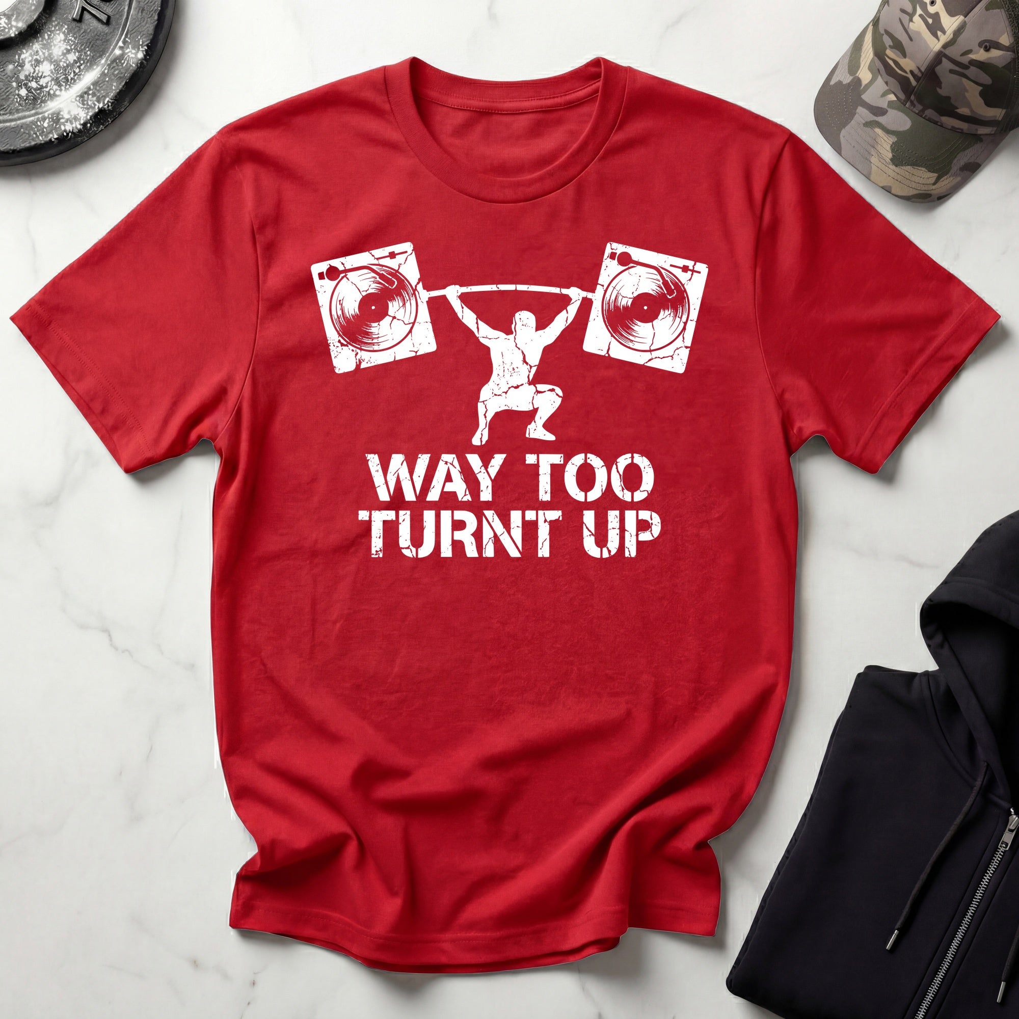 Turnt All The Way Up Vintage Gym T-Shirt