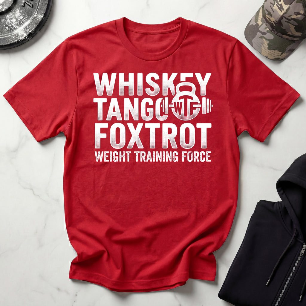 Whiskey Tango Foxtrot Gym T-Shirt