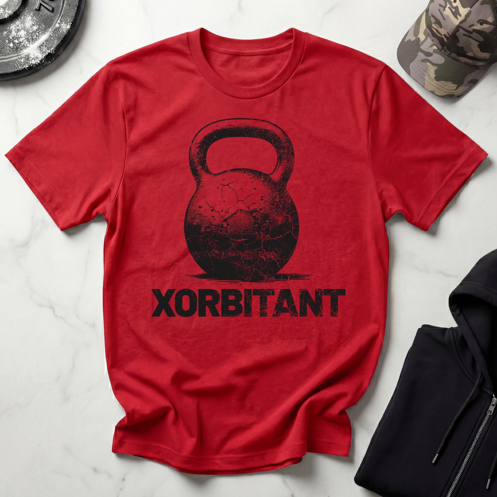 X Orbitant Kettlebell Vintage Gym T-Shirtt