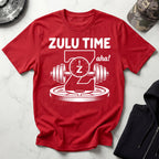 Zero Hour Zulu Time Workout Graphic Gym T-Shirt