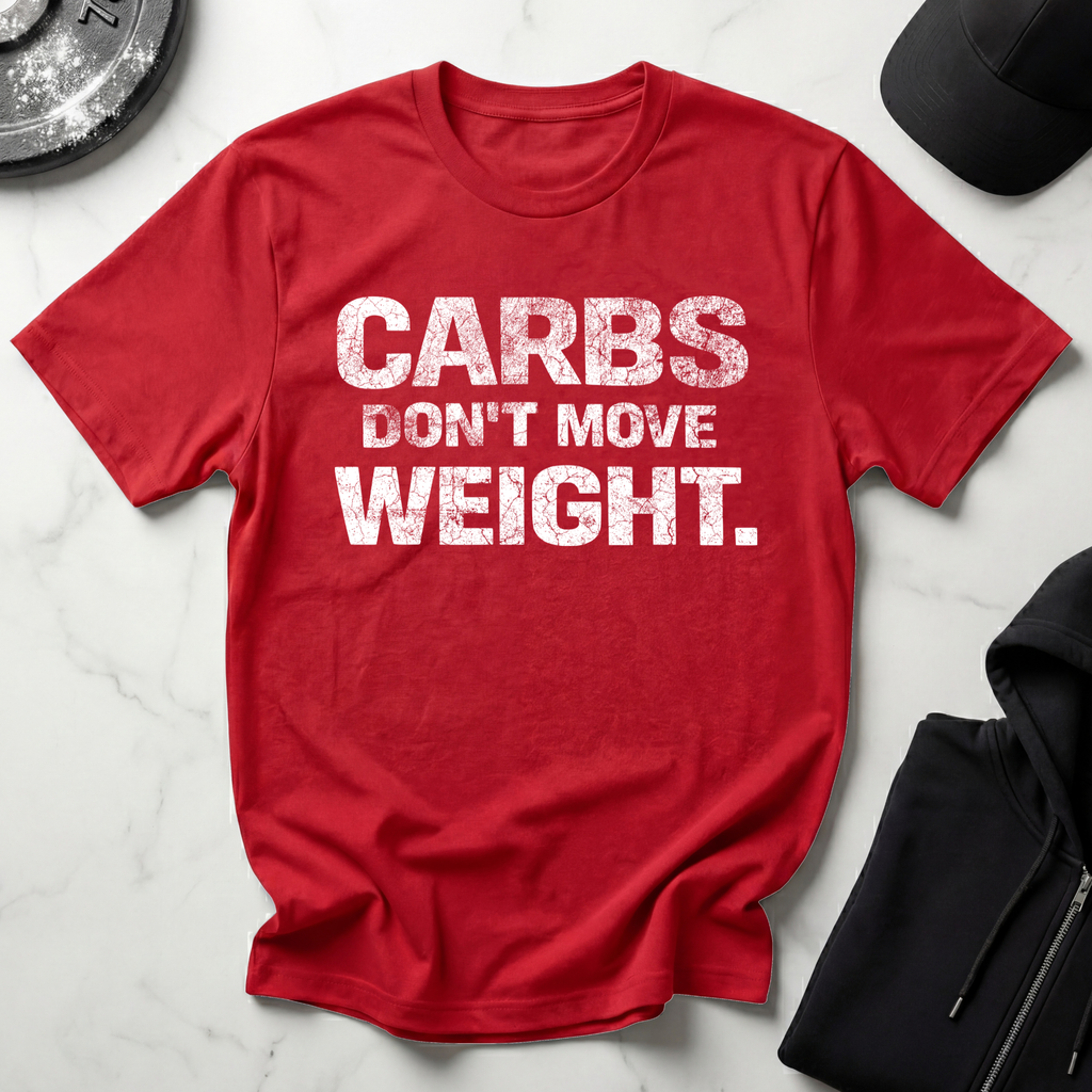 Carbs Dont Move Weight Dark Tee