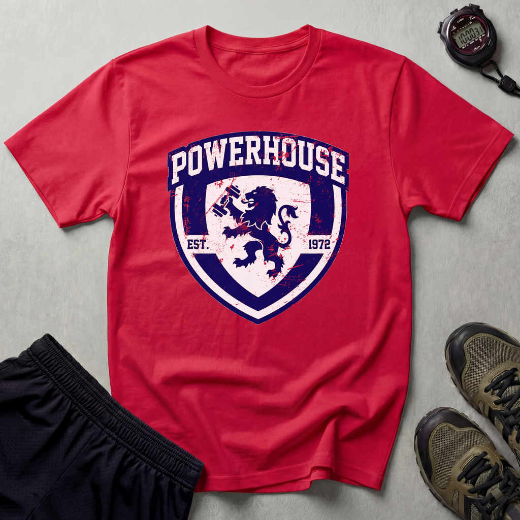 Powerhouse Weightlifting Lion Gym T-Shirt