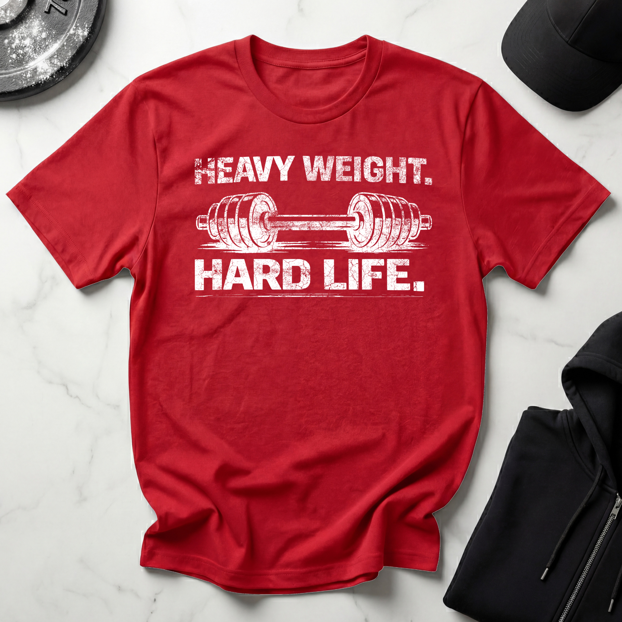 Heavy Weight Hard Life Dark Tee