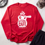 Kettlebell Cafe Cozy Gym Crewneck Sweatshirt