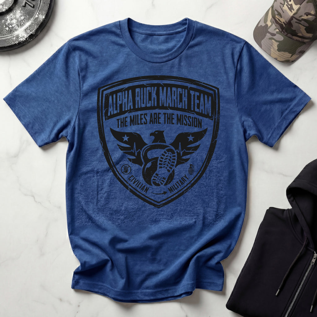Alpha Ruck March Team Vintage Gym T-Shirt