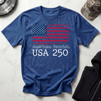 American Patriot 250 Stars and Stripes Vintage Gym T-Shirt