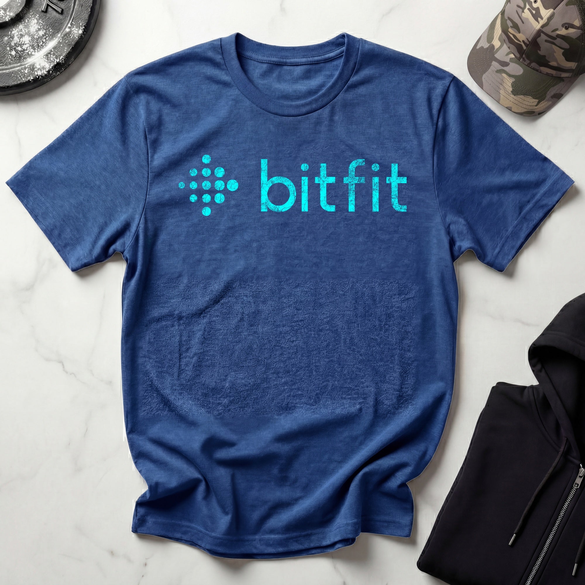 Bit Fit Humour Vintage Gym T-Shirt