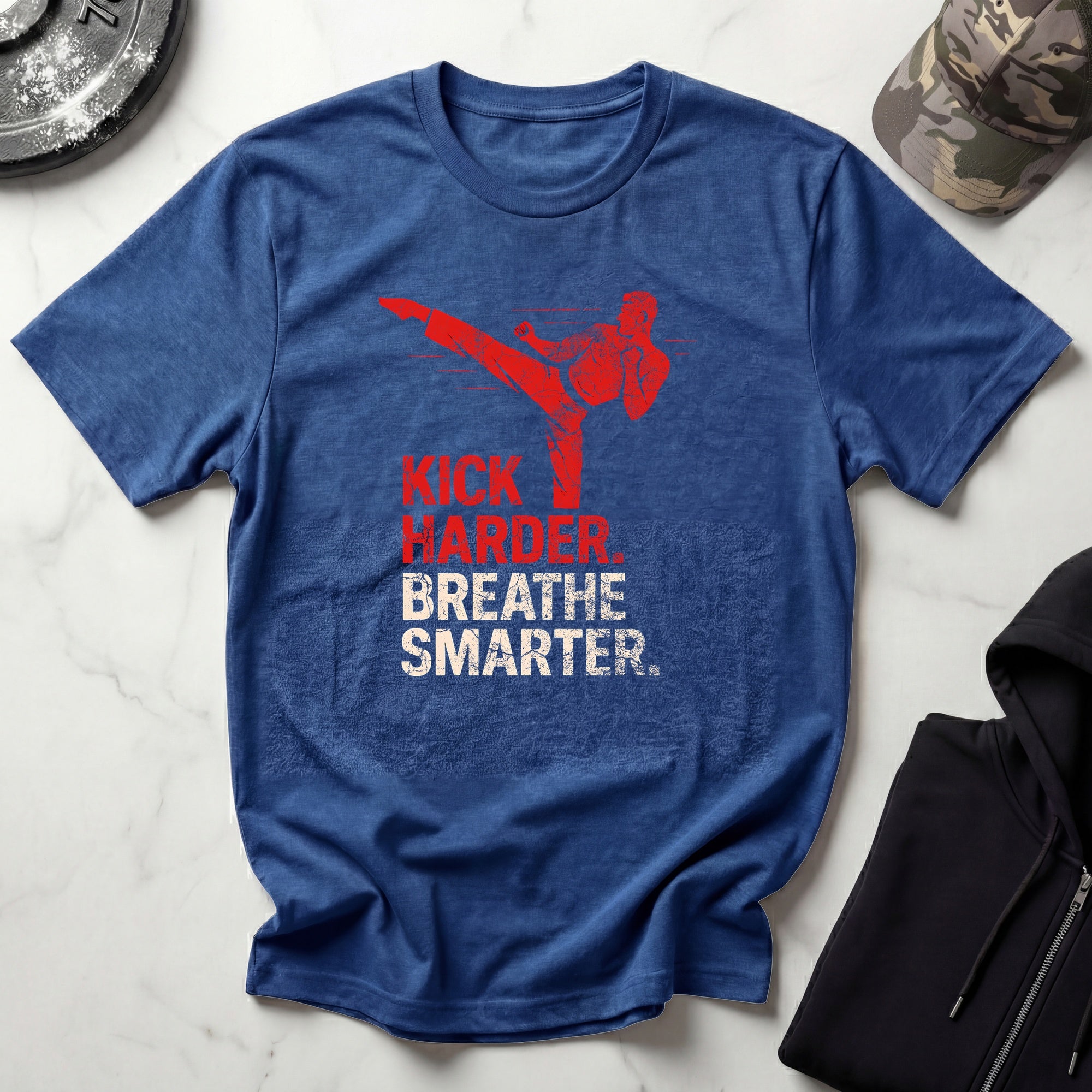 Kick Smarter Grunge Vintage Gym T-Shirt