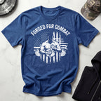 Forged for Combat Club Gym Vintage Retro Gym T-Shirt