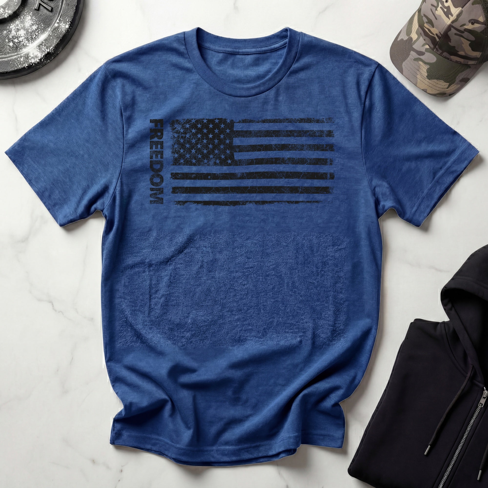 Flag Of Freedom Vintage Gym T-Shirt