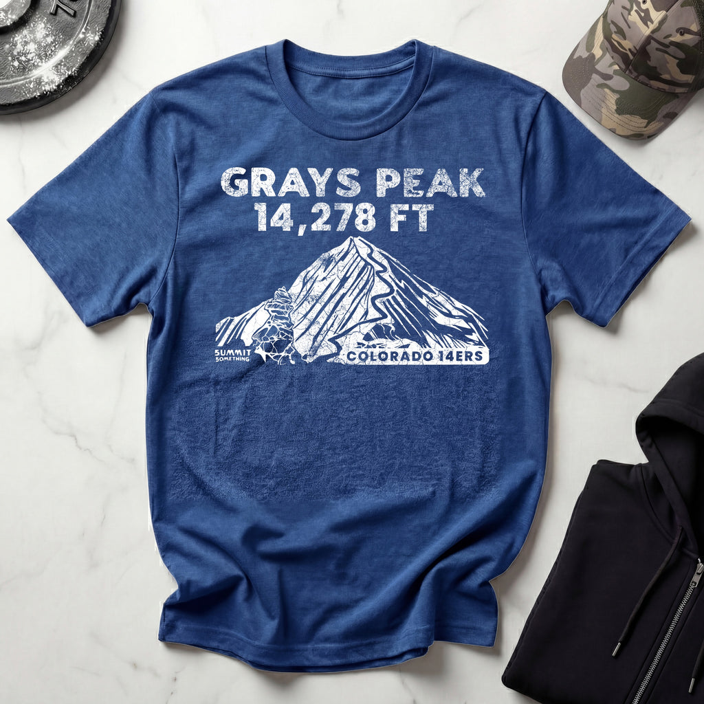 Grays Peak Retro Gym T-Shirt