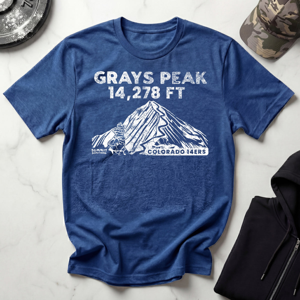 Grays Peak Retro Gym T-Shirt