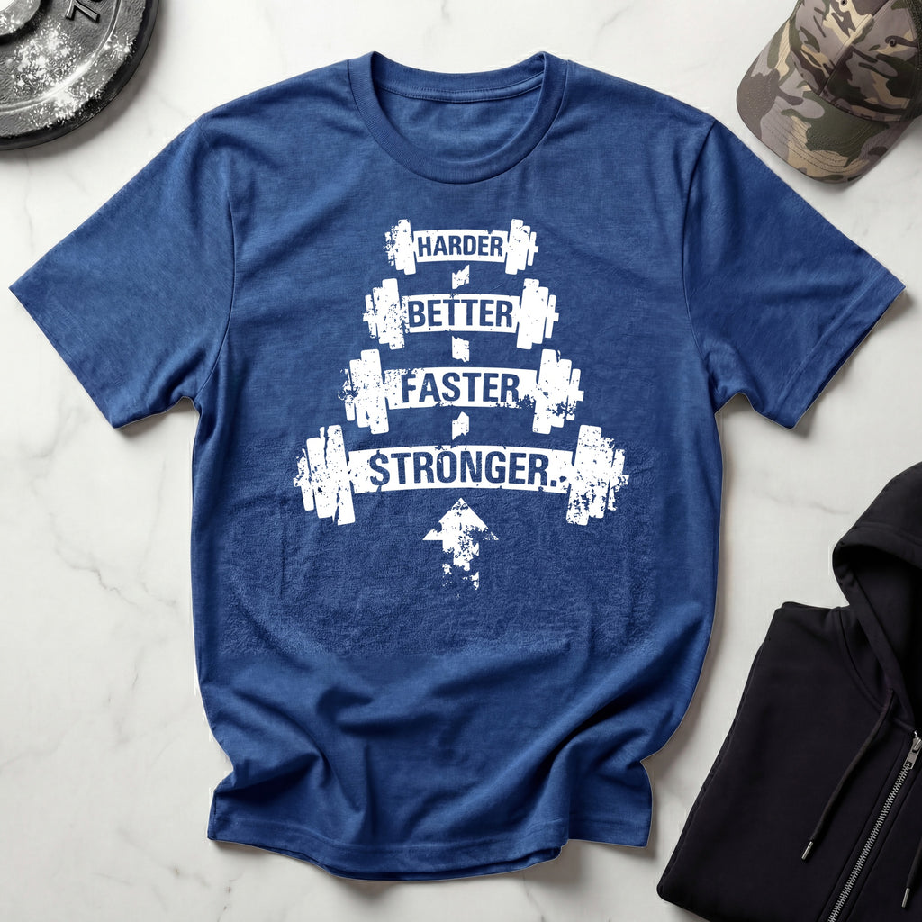 Better Faster Stronger Vintage Gym T-Shirt