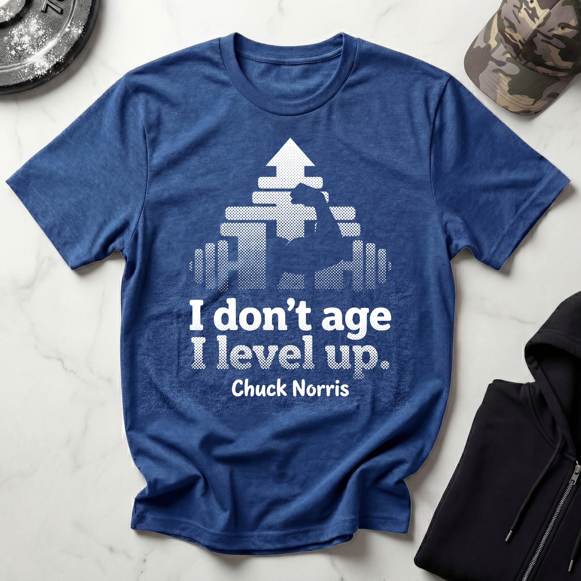I Dont Age I Level Up Vintage Gym T-Shirt