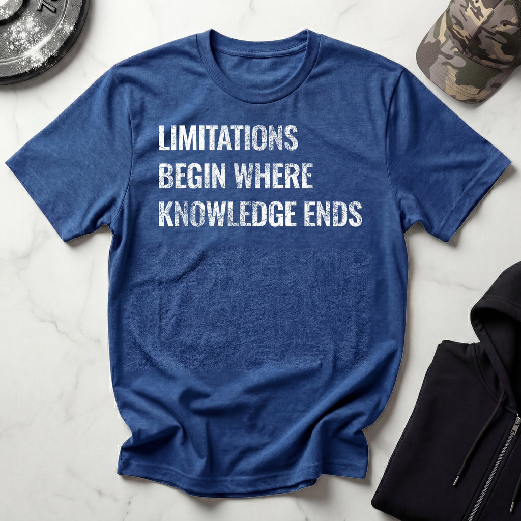 Knowledge Limitation Graphic Gym T-Shirt