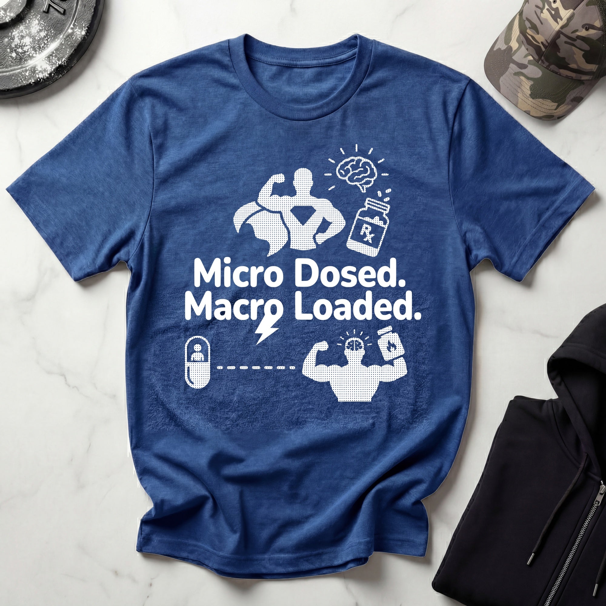 Micro Dosed Macro Loaded Graphic Gym T-Shirt