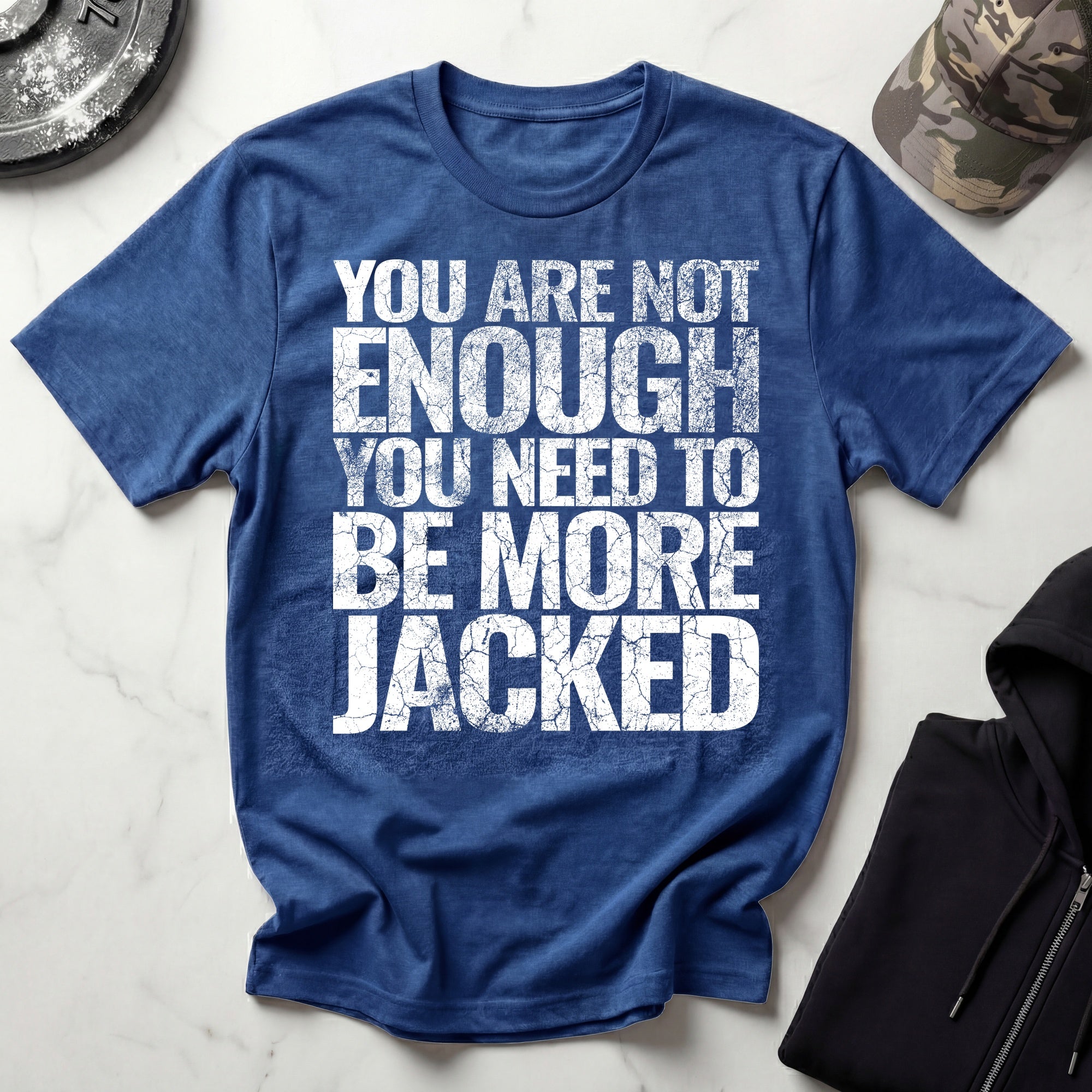 More Jacked Grunge Graphic Gym T-Shirt
