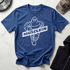 Musclein Man Graphic Vintage Gym T-Shirt